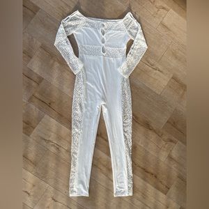 Fashion nova lace jumpsuit